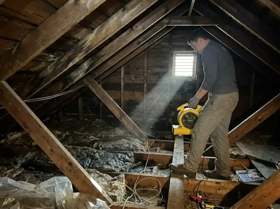 attic-water-damage-drying-proc-007 — frequently asked questions, Emergency Water Extraction & 24/7 Flood Response in Kingwoo…